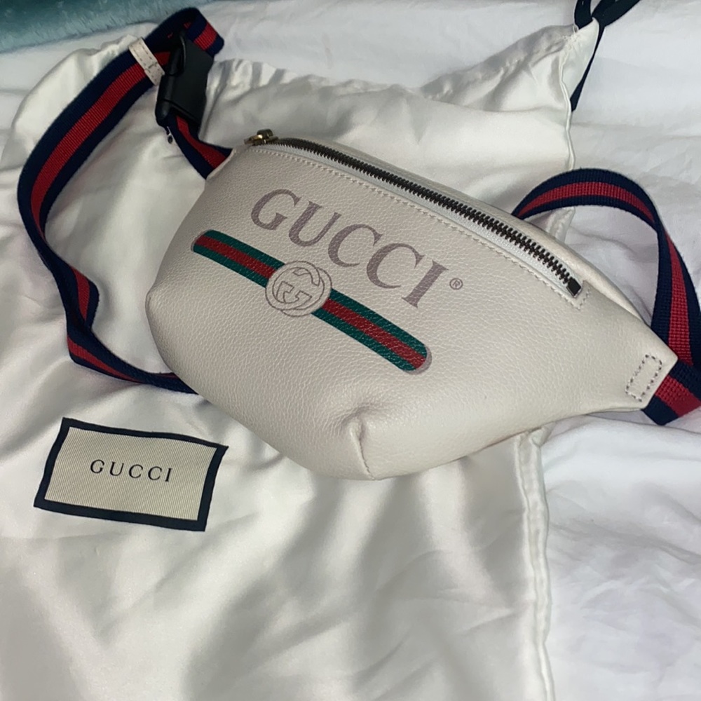 Gucci Bags Print Small Logo Belt Bags